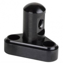 Tuned Port Injection Bracket with Single Stud - Black Alum