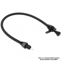 Firewall Mount Transmission Dipstick for Ford AOD - Black