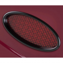 Billet Aluminum Standard Size Oval LED Taillights - Black