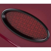 Billet Aluminum X-Large Oval LED Taillights - Black