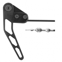 Trunk Release Cable Kit with Black Handle - Black Housing